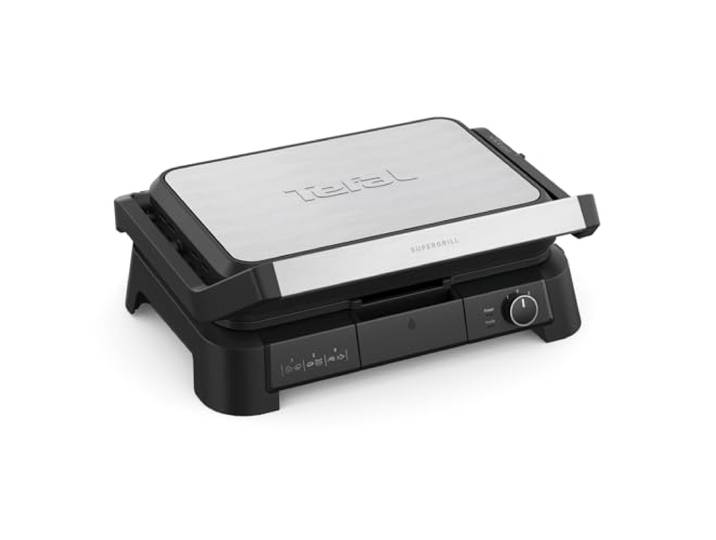 Tefal SuperGrill 3-in-1 XL contactgrill, 2000 W, uitneembare platen GC520D