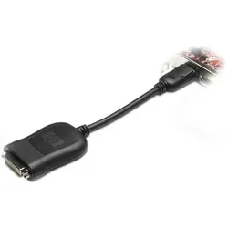 HP DVI-Adapter DisplayPort (M) bis DVI-D (W) (DisplayPort), Video Adapter, Schwarz