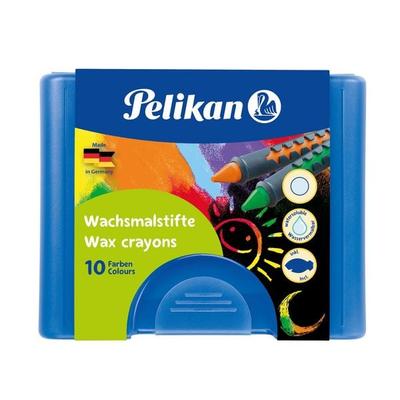 Pelikan Wachsmalstifte, 10er Set mit Schaber