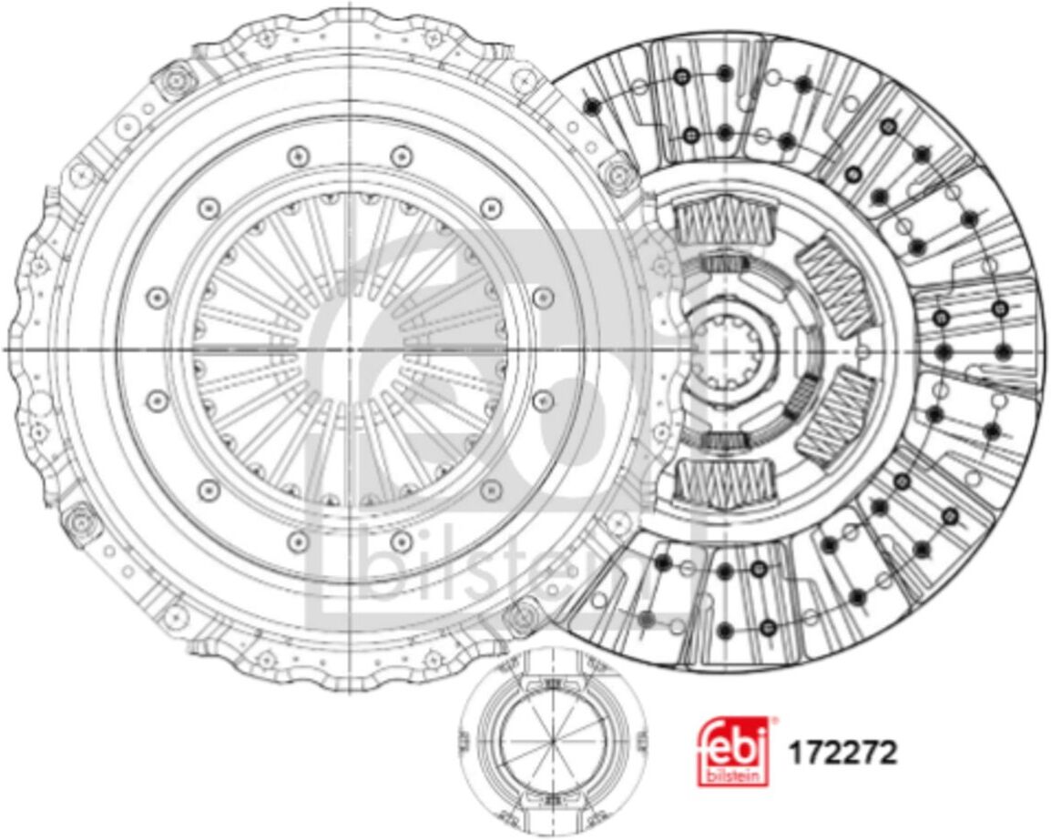 Febi Bilstein Kupplungssatz FEBI 172272