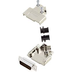 Amphenol L17D45PK-M-15+L717SDA15P D-SUB Stiftleisten-Set 45 ° Polzahl: 15 Lötkelch 1 St.