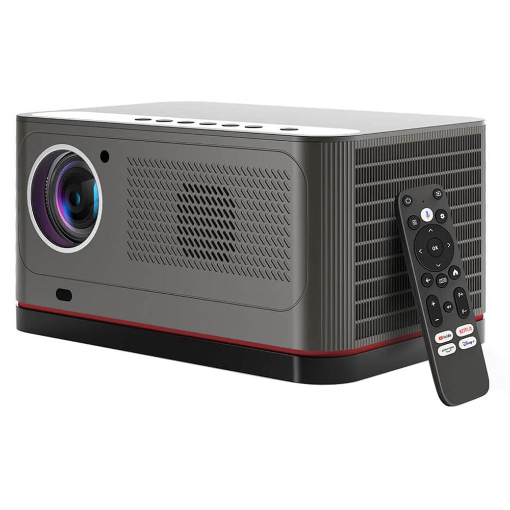 ETOE Whale Pro Beamer, Full HD 1080P, 1800 ANSI, Android TV 14.0, Auto Fokus, 4K-Decoding, Dolby Audio, WLAN