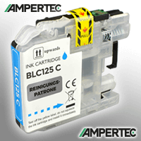 Ampertec Kompatible Reinigungspatrone für Brother LC-125XLC cyan