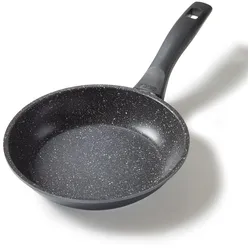 STONELINE® Bratpfanne 20 cm, Aluguss antihaftbeschichtete Pfanne, Backofen und Induktion geeignet