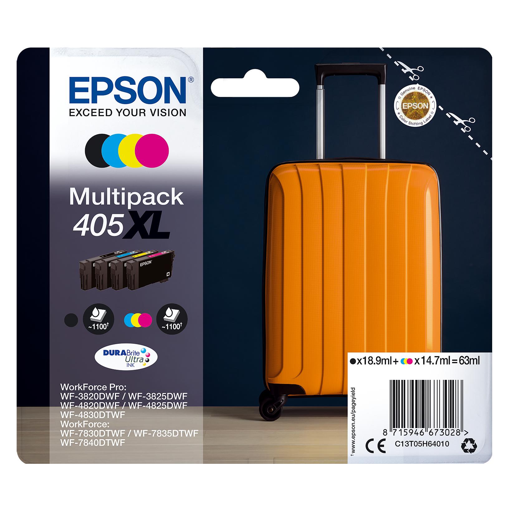 Epson 405XL (BK, C, M, Y) (T05H64010)