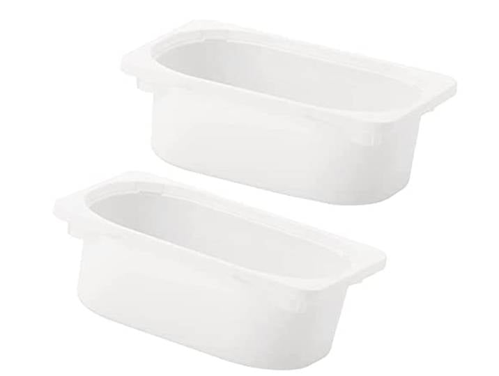 Ikea Trofast Lot de 2 boîtes de rangement Blanc 20 x 30 x 10 cm