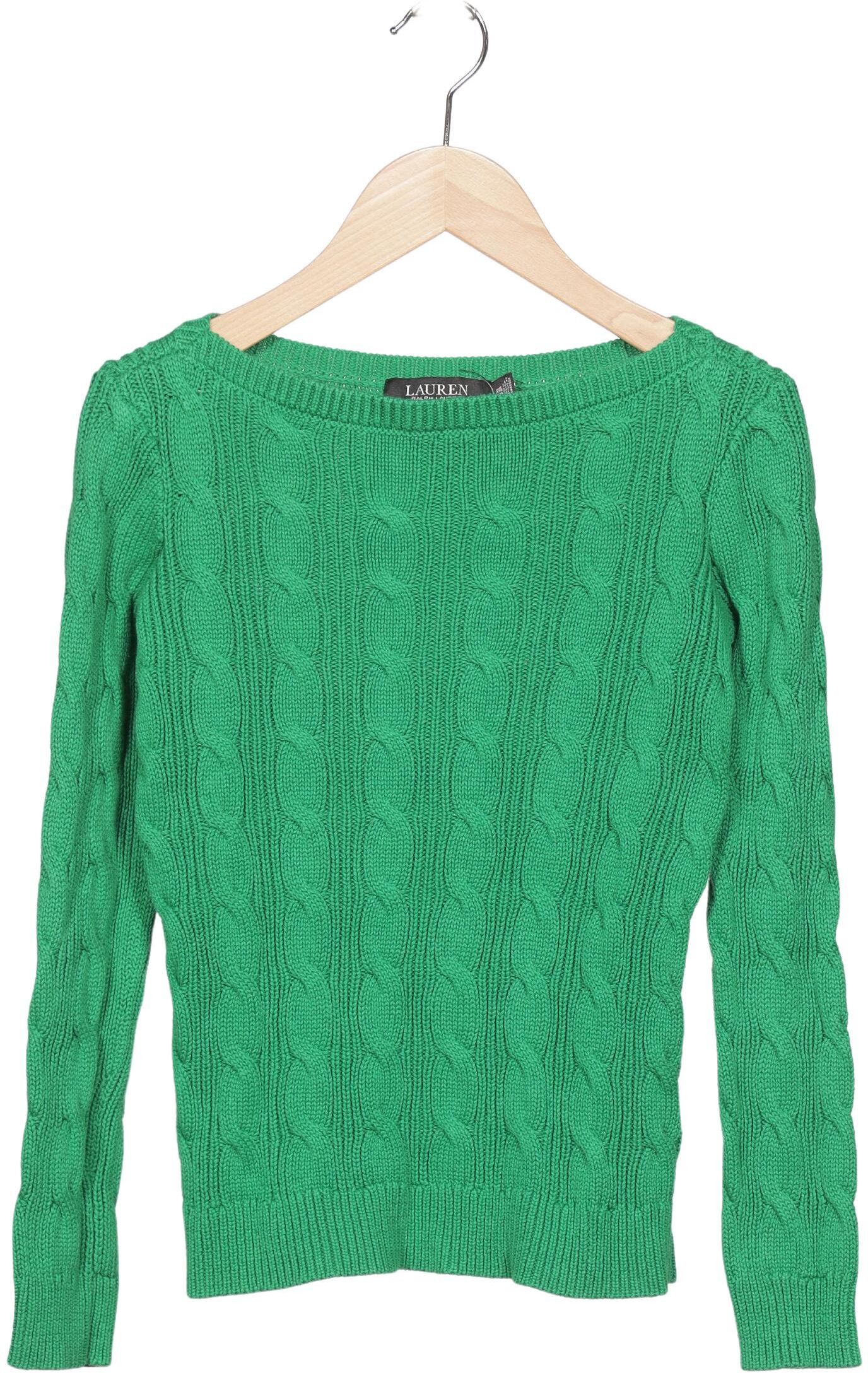 Lauren Ralph Lauren Damen Pullover, Grün, Gr. Xxs, Baumwolle - Second Hand