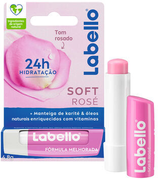 Labello Soft Rosé 24h Hidratação 4.8 g