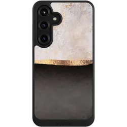 Nivocase Hülle für Samsung Galaxy S25+ Handyhülle NIVOcore Case Schwarz Abstrakt Black & White Trends (Samsung Galaxy S25+), Smartphone Hülle, Schwarz