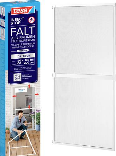 Tesa FALT 55415-00000-00 Tür-Fliegengitter Weiß 1St.