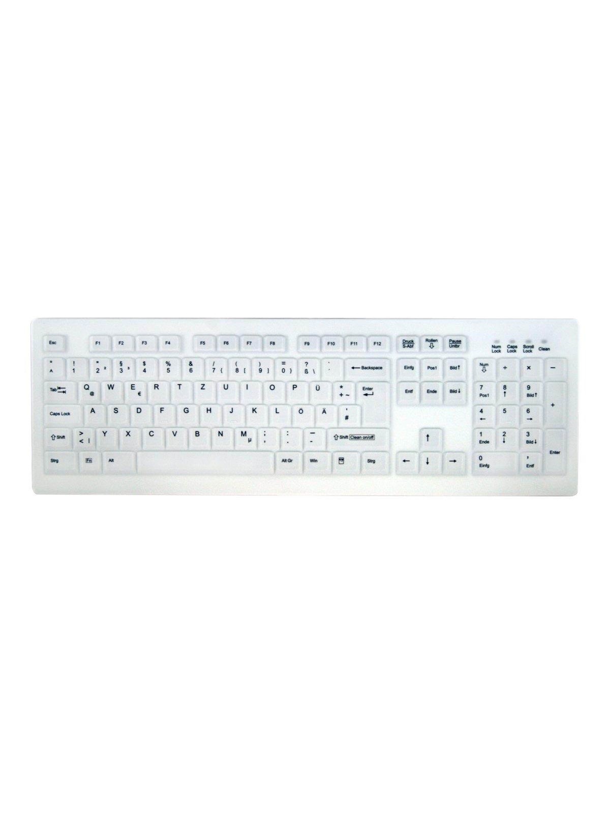 Cherry MedicalKey AK-C8100 Sanitizable - Tastatur - Deutsch - Weiss