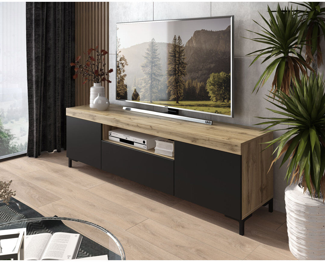 Rio Concow TV Stand for TVs up to 75" Black 75"