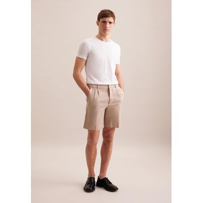 Shorts SEIDENSTICKER "Schwarze Rose", Herren, Gr. 52, Normalgrößen, beige (sand), 97% Baumwolle, 3% Elasthan, unifarben, Hosen Shorts