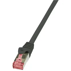 LogiLink Cat.6 S/FTP, 3m Netzwerkkabel Schwarz Cat6 S/FTP (S-STP)