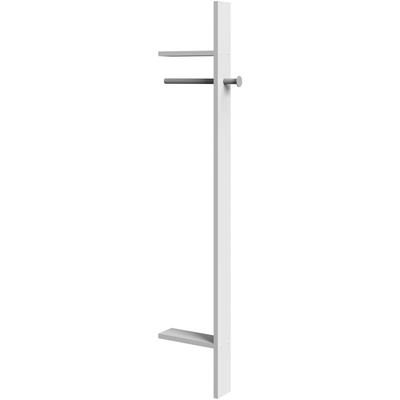 Garderobenständer WIMEX "Norderney", weiß, B:32cm H:179cm T:12cm, Holzwerkstoff, Garderobenständer, für Eckschrank "Norderney"