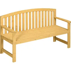 GARTENBANK 2-Sitzer aus Tannenholz Orange