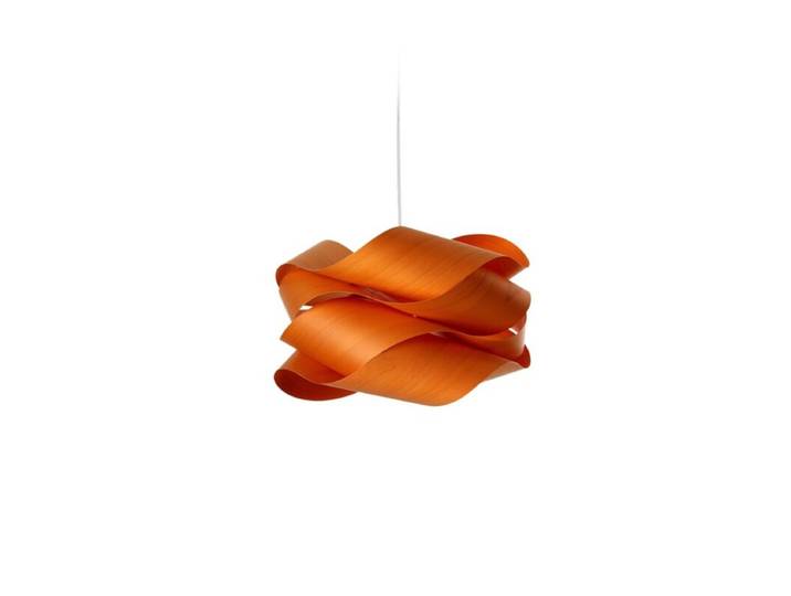 LZF Pendelleuchte Link - Orange (Orange) , Weiß matt , Small Na