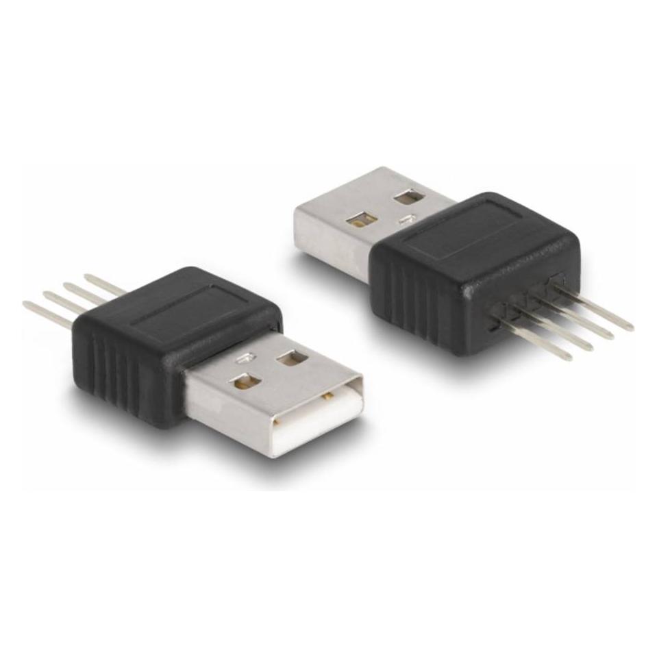 Delock Adapter USB 2.0 Type-A Stecker zu 4 Pin (66683)