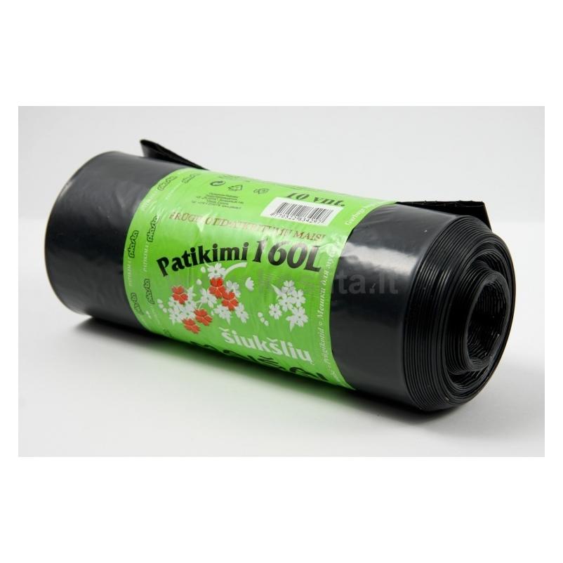 Trash Bags Plasta Prof., 160l/10pcs., 40mikr., LDPE (10x, 160 l) (52292296)