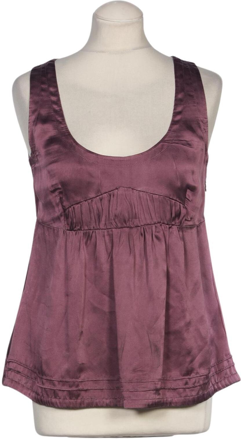 Mango Damen Bluse, Lila, Gr. M, Seide - Second Hand