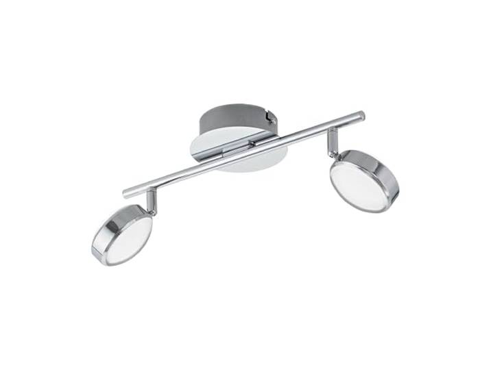 Eglo LED Plafonnier Salto\, lampe de plafond 2 flammes\, spot de plafond en métal et plastique\, lampe de salon chromée\, lampe LED de couloir blanc chaud