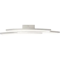 BRILLIANT Lampe Elaine LED Wand- und Deckenleuchte 3flg nickel matt