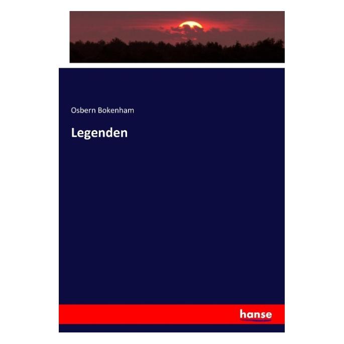 Hansebooks Legenden (Deutsch, Softcover, Osbern Bokenham) (55861101)