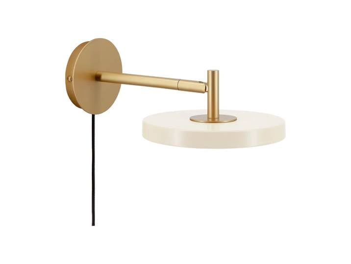 Umage Applique murale Asteria Wall Short, Pearl white-brass