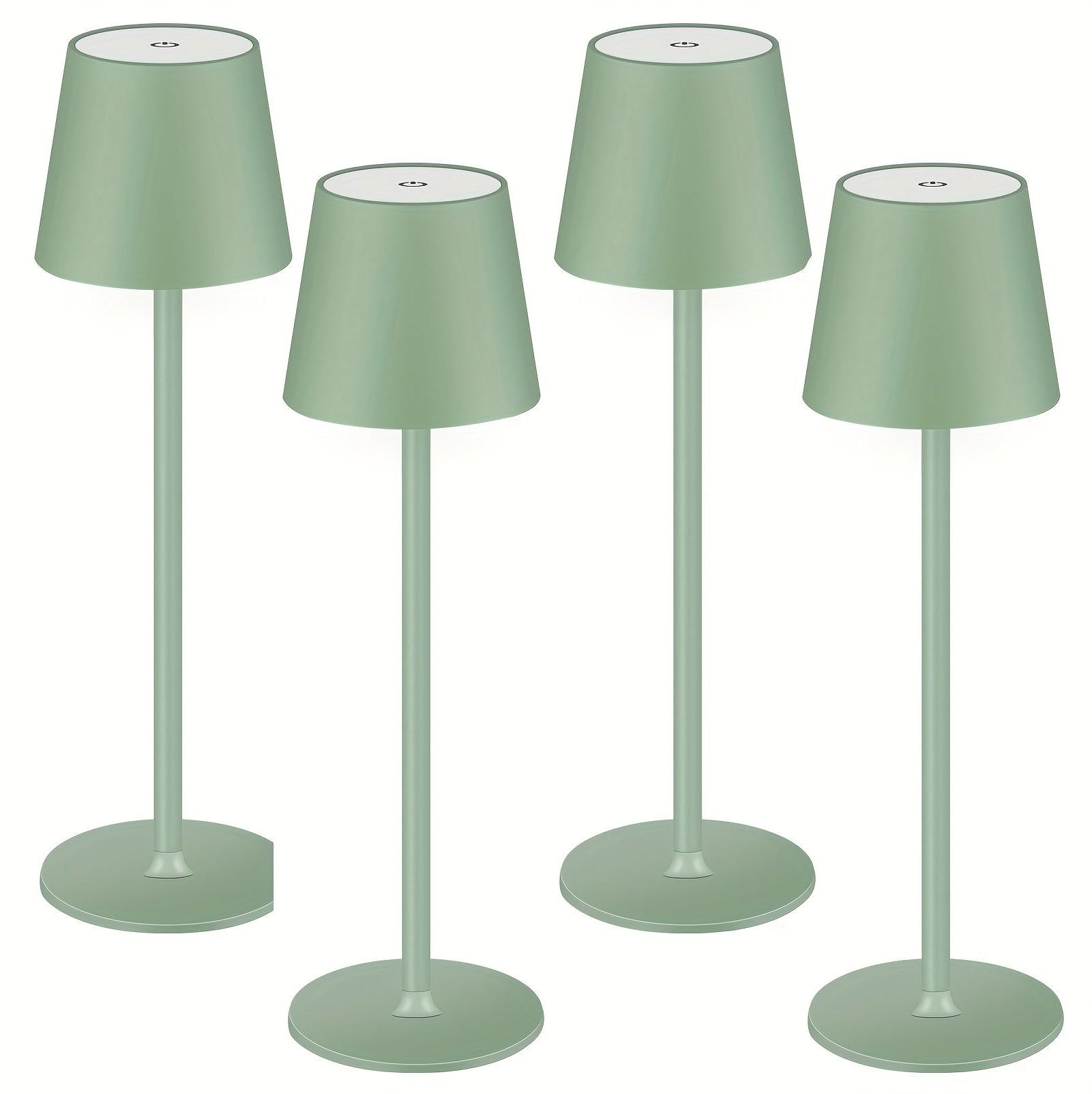 Selius Draadloze LED Tafellamp met 7000mAh Accu en Dome Kap