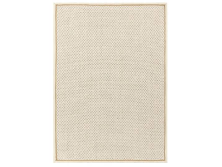 Tapis de salon moderne laine et jute blanc 160x230 cm