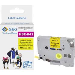 G&G HSe-641 Schriftfarbe: Schwarz/Gelb 17.7 mm 1.5 m