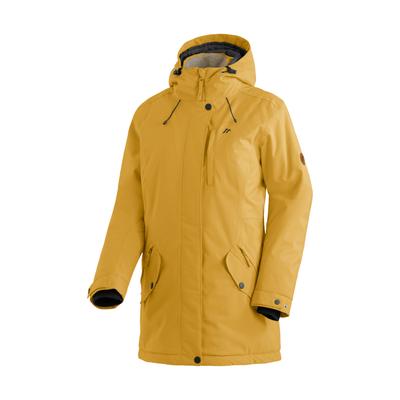Funktionsjacke MAIER SPORTS "KATRINE", Damen, Gr. 36, gelb (sonnengelb), 100% Polyester, Jacken Funktionsjacke, Damen Jacke Outdoorjacke atmungsaktiv u. wasserdicht