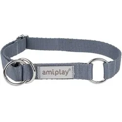 Amiplay Halbschellenhalsband Samba XL Grau