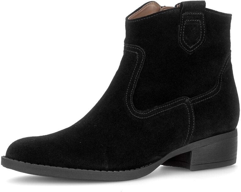 Cowboy Boots GABOR "Cowboy Boots", Damen, Gr. 40,5, schwarz, Schuhe