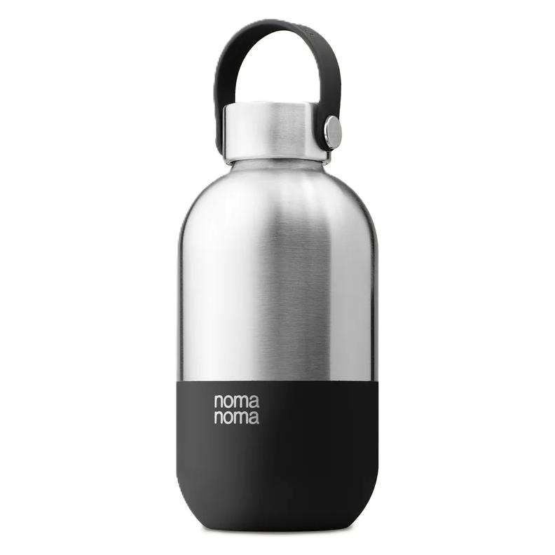 noma noma Trinkflasche Edelstahl auslaufsicher 500ml Coffee Black (0.50 l) (IB500-COFBV1)