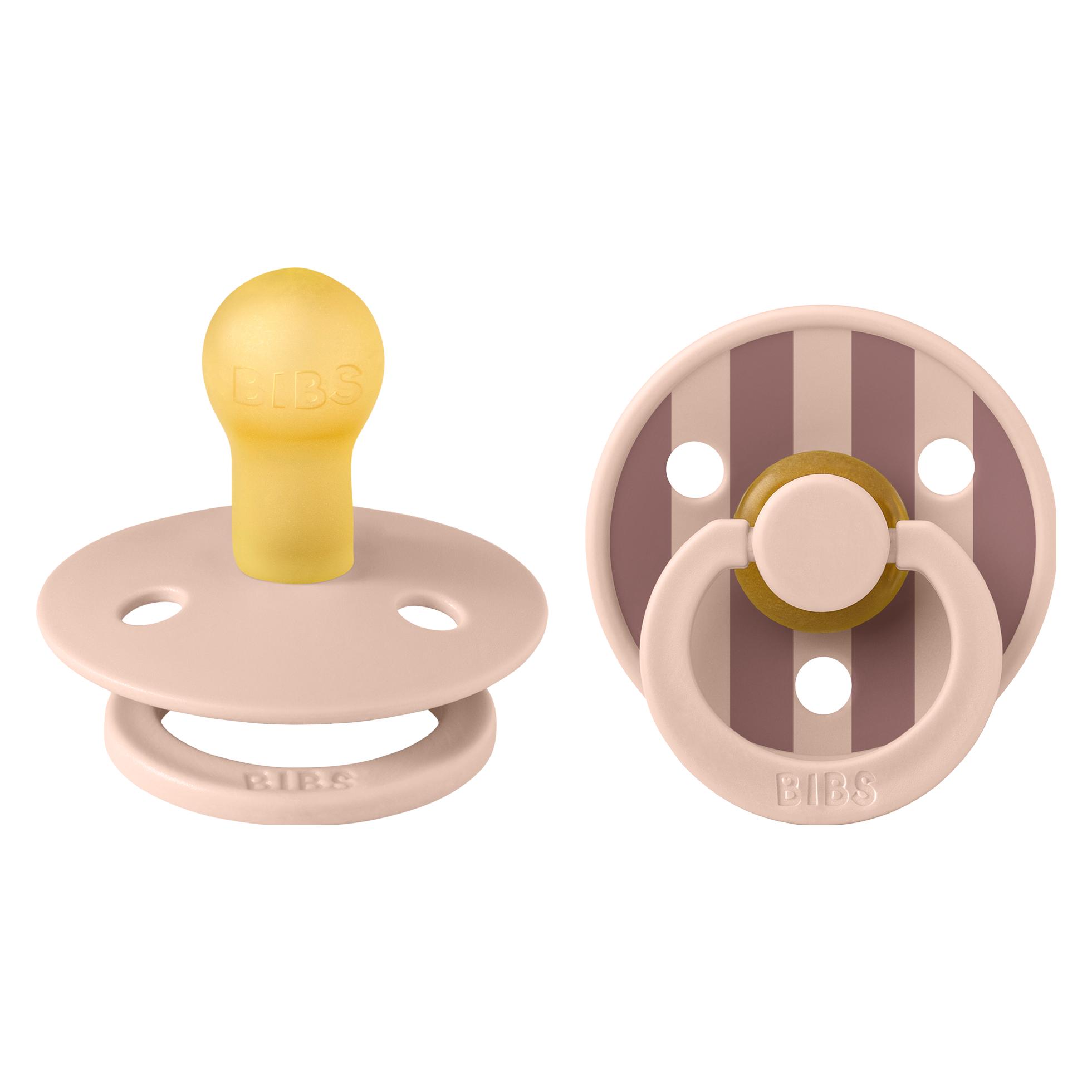Bibs - Pacifier Studio Colour 2 PACK Block Latex - Blush Mix - Size 1 (2x, 0 - 6 Monate) (11022104)