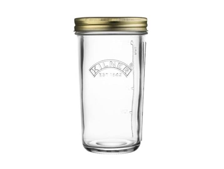 Kilner Bocal en Verre à Large Ouverture 0\,5 l (500 ML) avec Couvercle hermétique idéal pour Conserver des Fruits Entiers\, légumes\, cornichons\, confitures