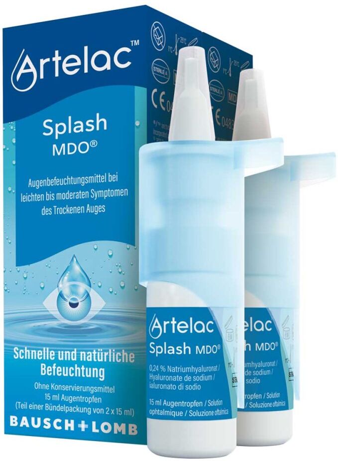 Artelac Splash MDO Augentropfen für trockene brennende Augen