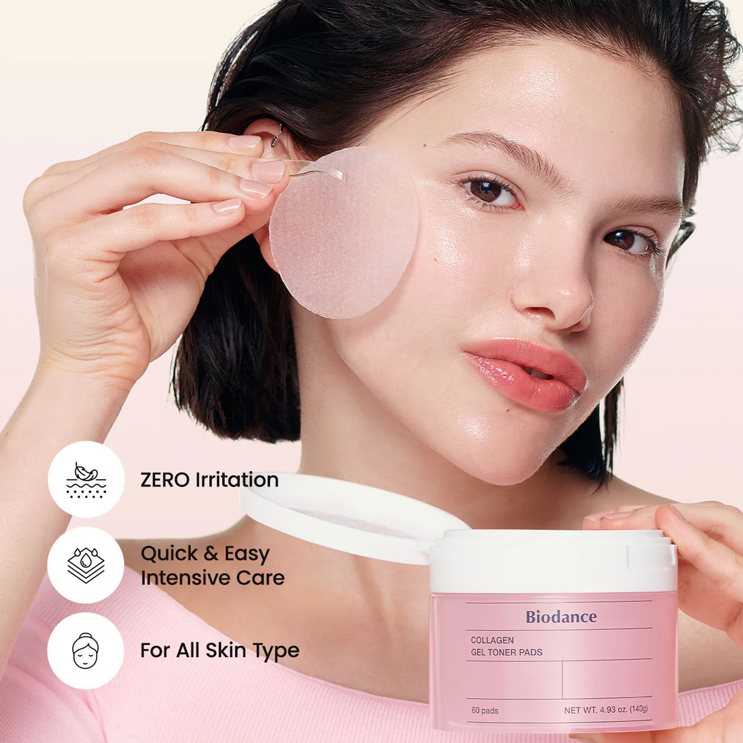 BIODANCE Collagen Gel Toner Pads 60pcs