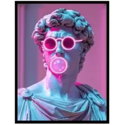 LED Bild CHEEKY DAVID (BHT 80x120x3,50 cm) - BHT 80x120x3,50 cm
