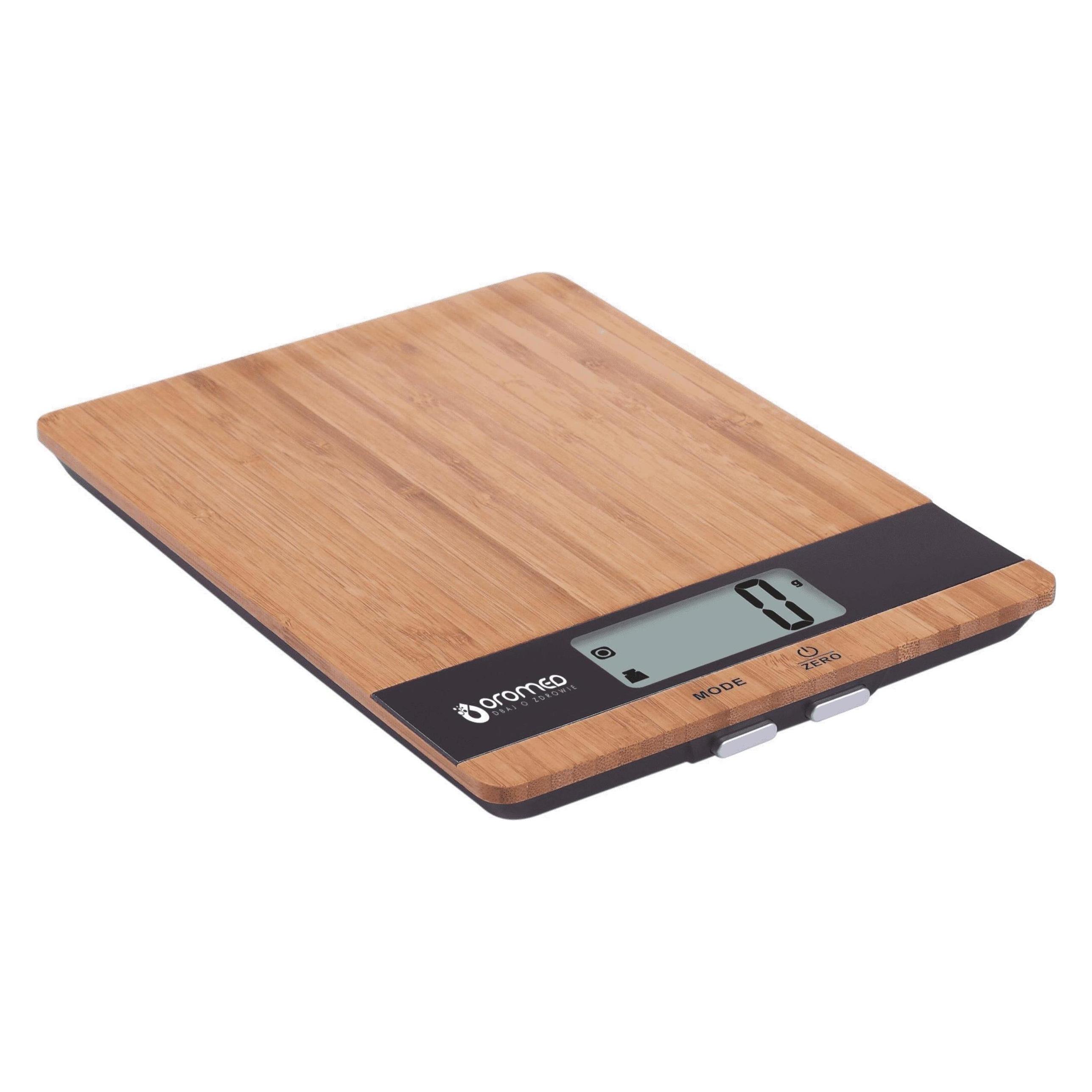 Oromed Kitchen Scale Bambusowa czarny (WAG_ORO-KITCHE_SCALE_BLACK)