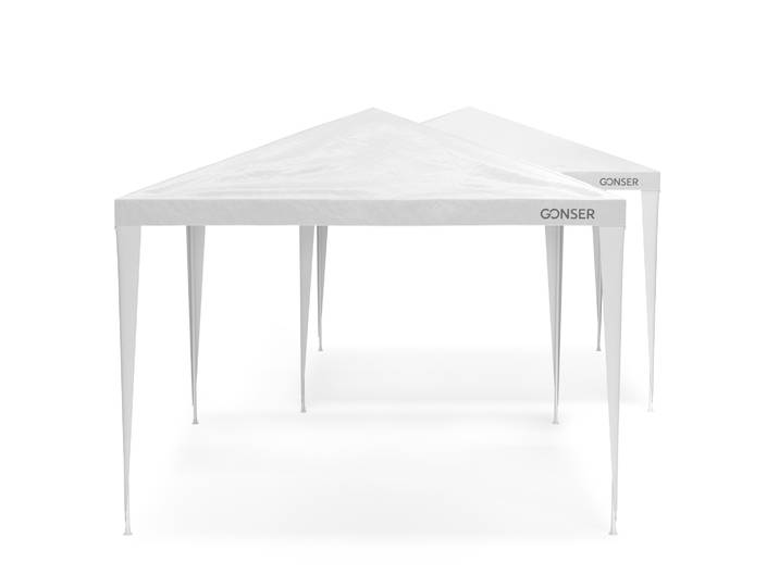 Pavillon JARA 3 x 3 m weiss 2er Set