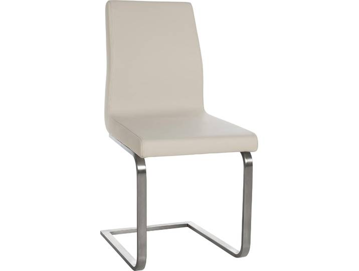 CLP Esszimmerstuhl Belfort mit robustem Edelstahlgestell creme