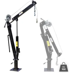 Wiltec, Seilzug + Werkstattkran, Pickup-Kran