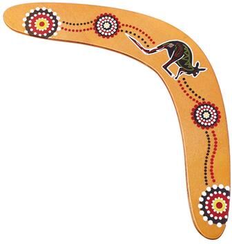 DynamicDeals Premium Wooden Kangaroo Boomerang Flying Disc Toy Durable Wooden Boomerang Toy For Family Fun Premium Wooden Kangaroo Boomerang Flying Disc Toy Durable Wooden Boomerang Toy For Family Fun