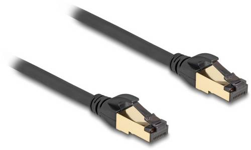 Delock 80251 RJ45 Patchkabel CAT 7 S/FTP 5.00m Schwarz 1St.