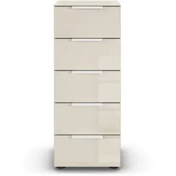 Kommode Flipp Glas Beige Champagner
