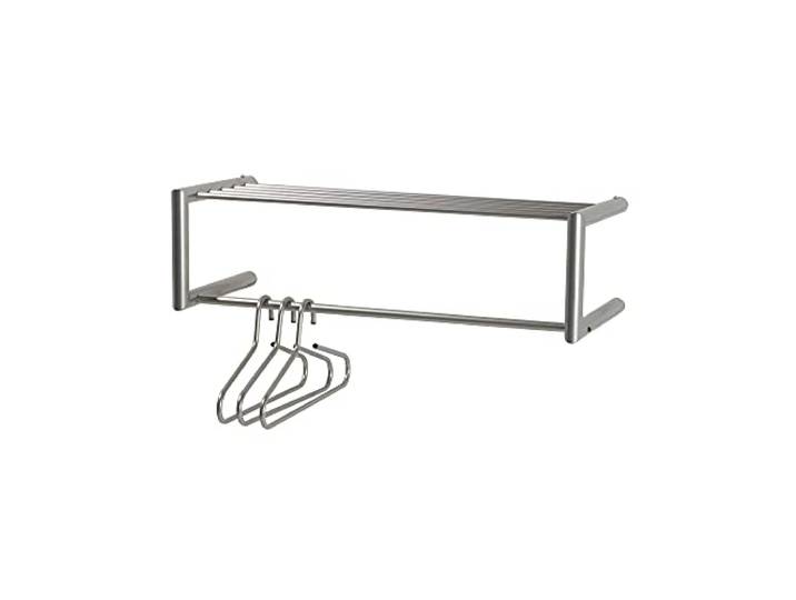 Glatte Garderobe - Nickel