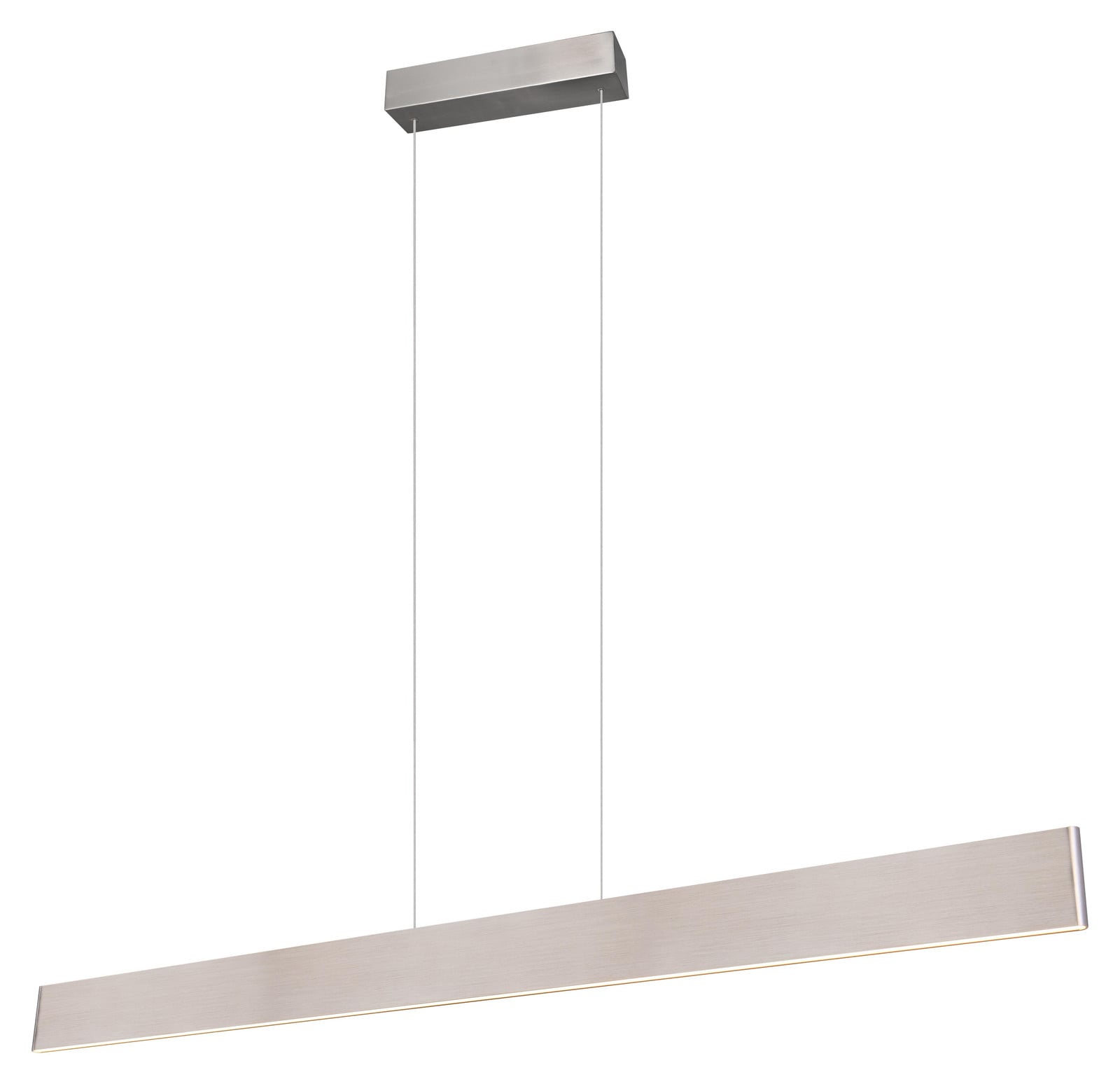 Trio Galway Led Kantoor Hanglamp - Zilver - 150 cm
