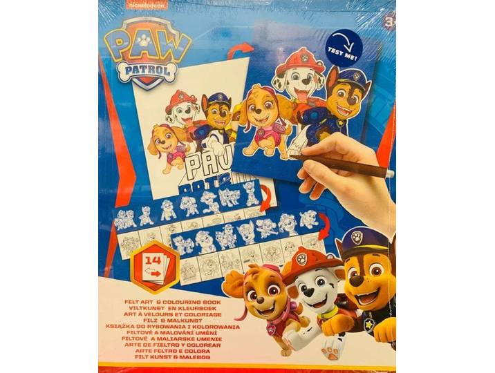 Nickelodeon PAW Patrol - Vilt kleurboek - 28 kleurplaten - Nickelodeon PAW Patrol